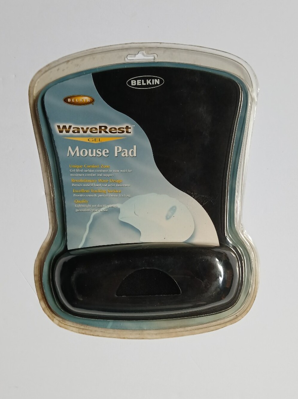 BELKIN WaveRest Gel Wrist Mouse Pad, Black